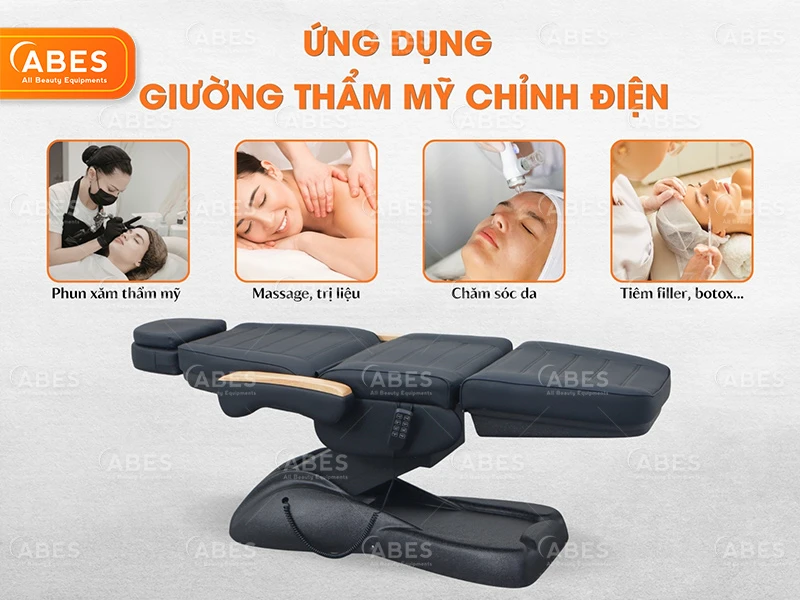 Giường Phun Xăm Chỉnh Điện Hi-MEC HMBB-C830 | ABES