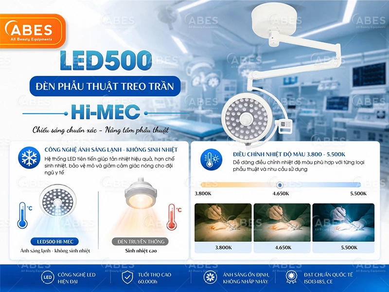 Den Phau Thuat Treo Tran Led500 5