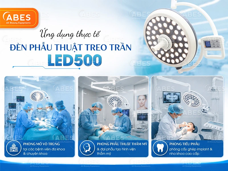 Den Phau Thuat Treo Tran Led500 6
