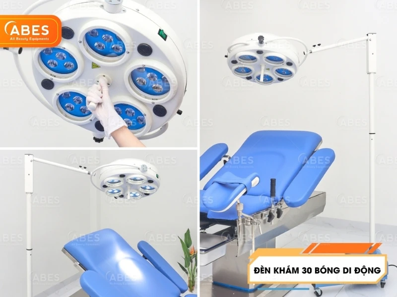 Đèn khám 30 bóng di động là thiết bị đáng để đầu tư Đèn khám 30 bóng di động là thiết bị đáng để đầu tư