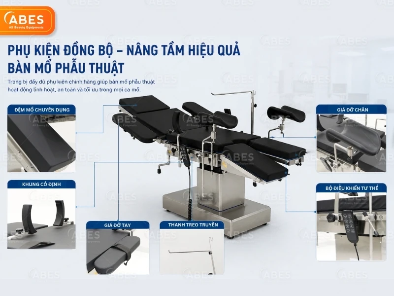 Phụ kiện đi kèm đồng bộ - Nâng cao hiệu quả phẫu thuật