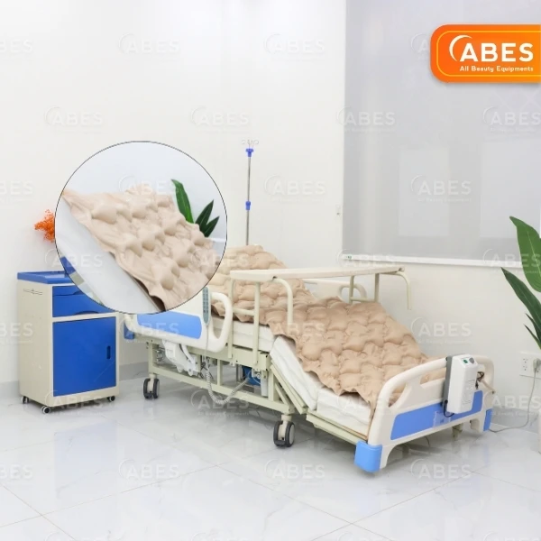 Có thể sử dụng kèm nệm khí chống loét nếu người bệnh phải nằm lâu và thường xuyên