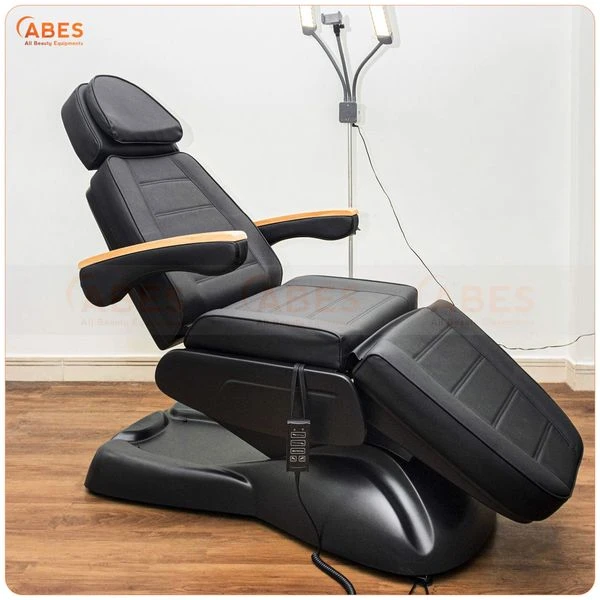 Giường phun xăm chỉnh điện cao cấp 4 Động cơ Hi-MEC HMBB-8030 màu đen