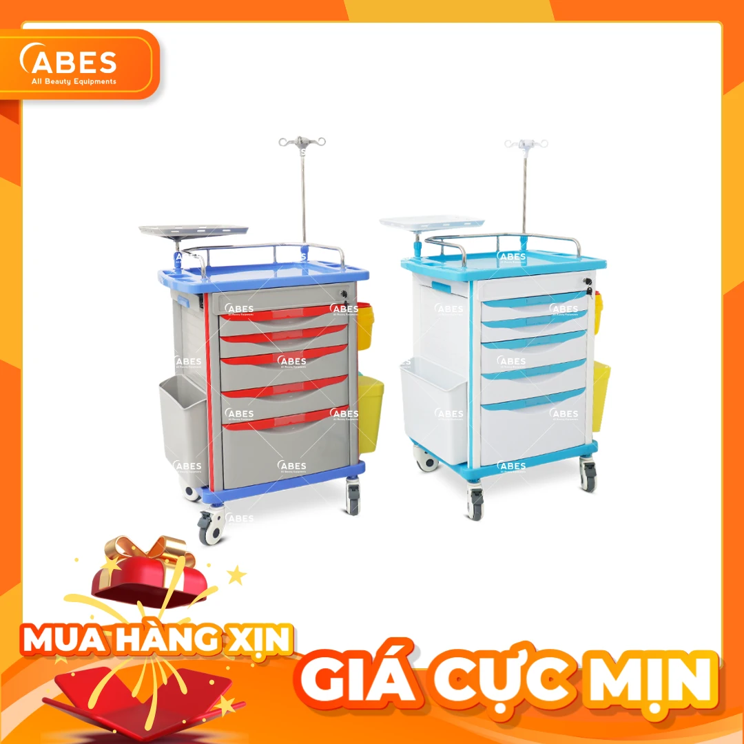 Xe Đẩy Thuốc Cấp Cứu Hi-MEC HMBC-202