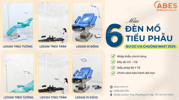 Top 6 Mẫu Đèn Mổ Tiểu Phẫu Nhập Khẩu Được Ưa Chuộng Nhất Hiện Nay