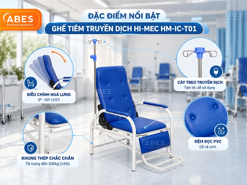 Ghế Tiêm Truyền Dịch Hi-MEC HM-IC-T01 | ABES Việt Nam