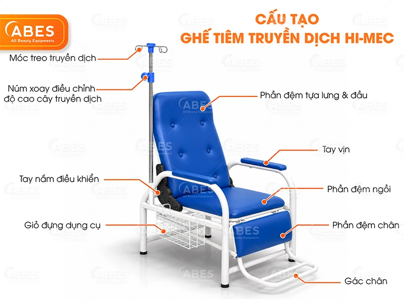 Ghế Tiêm Truyền Dịch Hi-MEC HM-IC-T01 | ABES Việt Nam