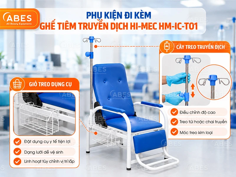 Ghế Tiêm Truyền Dịch Hi-MEC HM-IC-T01 | ABES Việt Nam